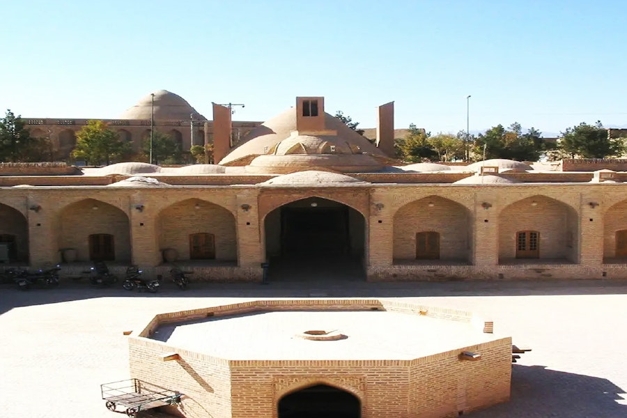 Shah Abbasi Caravanserai, Meybod, Iran